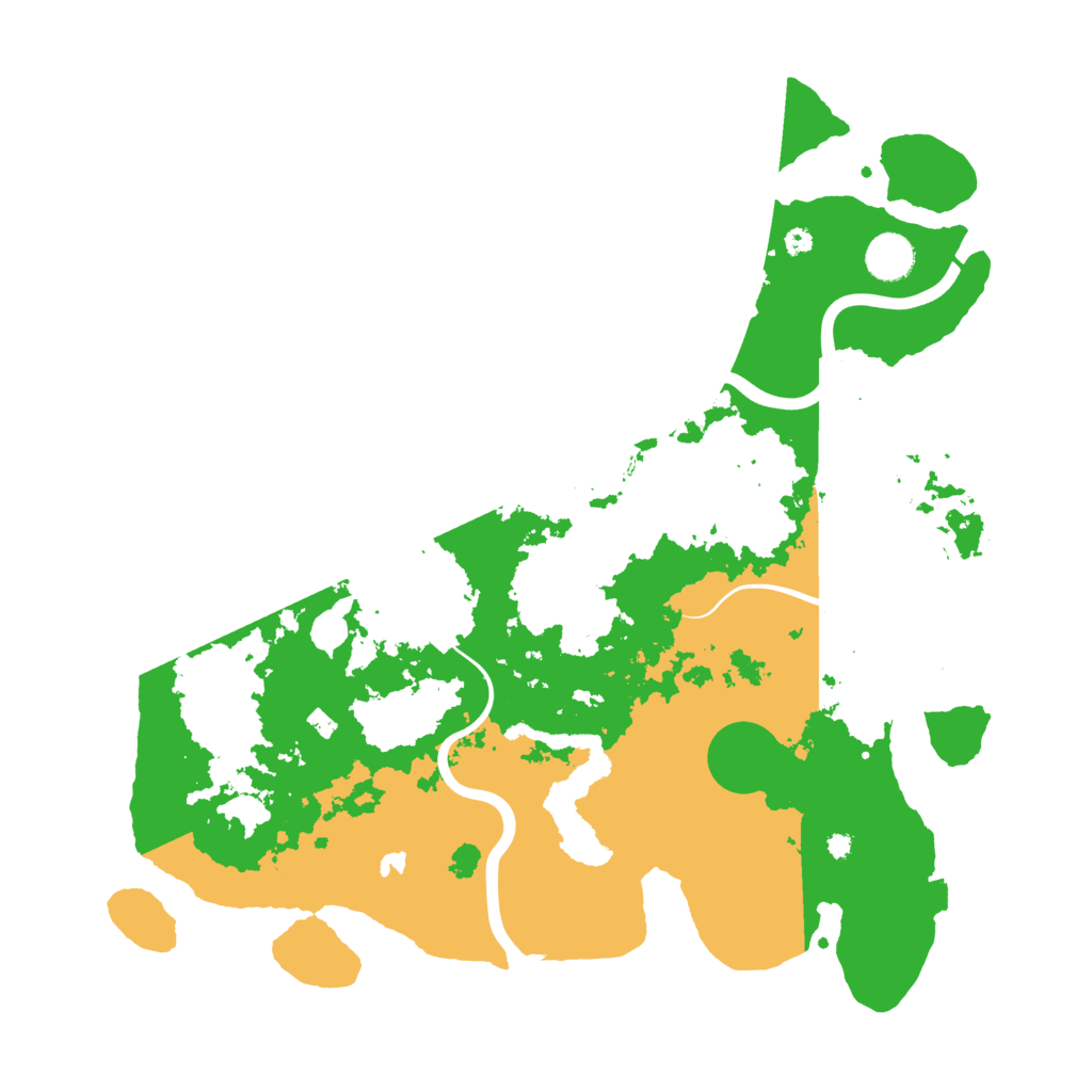 Biome Rust Map: Procedural Map, Size: 4000, Seed: 158811903