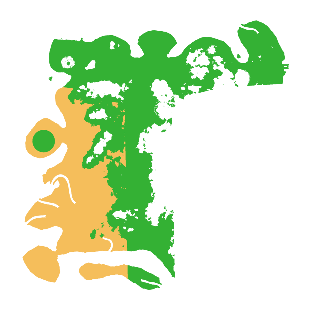 Biome Rust Map: Procedural Map, Size: 3700, Seed: 1386074918