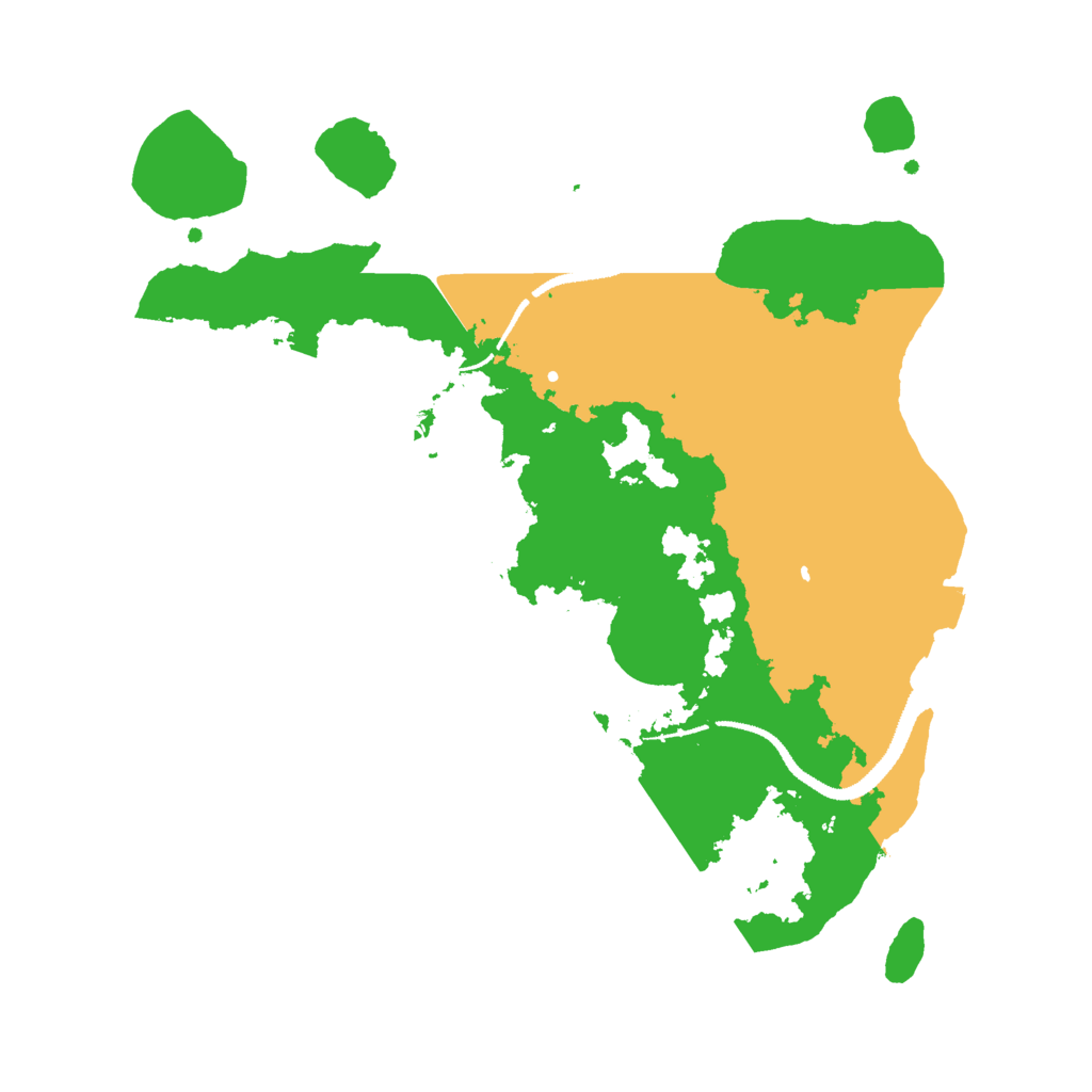 Biome Rust Map: Procedural Map, Size: 3000, Seed: 442069382