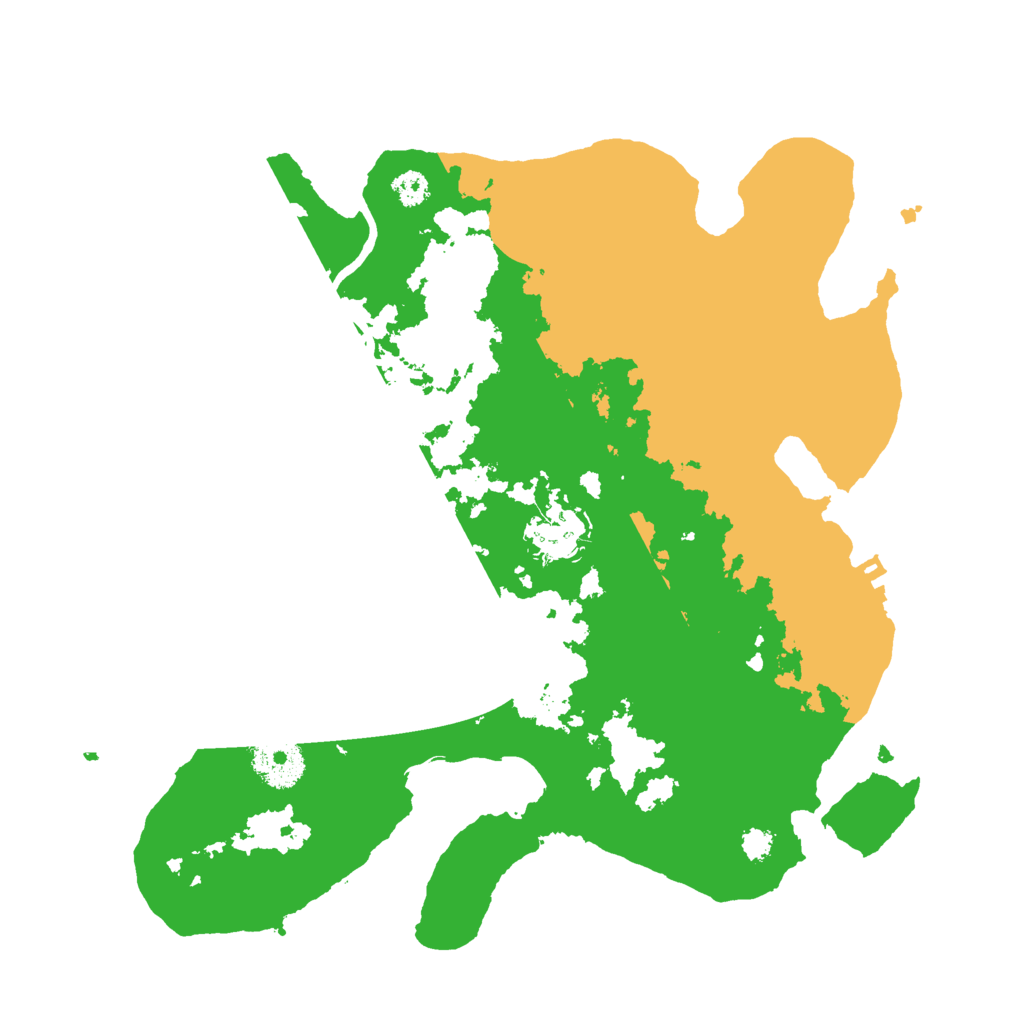 Biome Rust Map: Procedural Map, Size: 3000, Seed: 18594