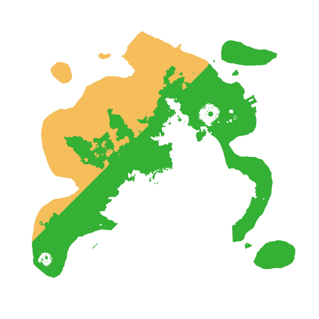 Biome Rust Map: Procedural Map, Size: 2500, Seed: 1967248237