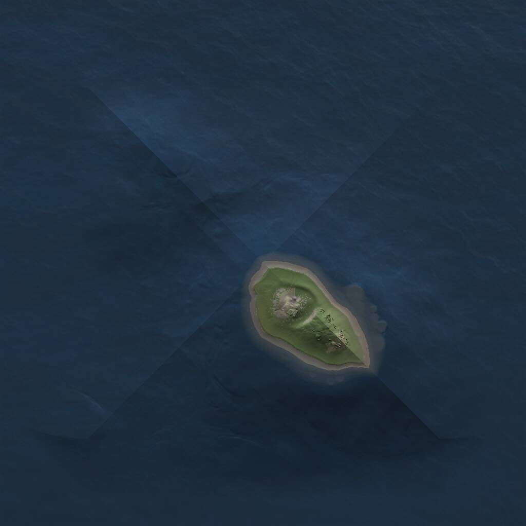 Rust Map: Procedural Map, Size: 1000, Seed: 228572124, 1 Monuments