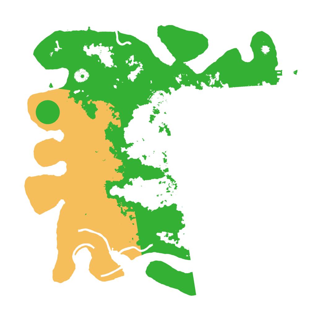 Biome Rust Map: Procedural Map, Size: 3500, Seed: 533638428