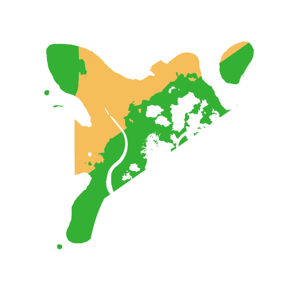 Biome Rust Map: Procedural Map, Size: 2300, Seed: 747