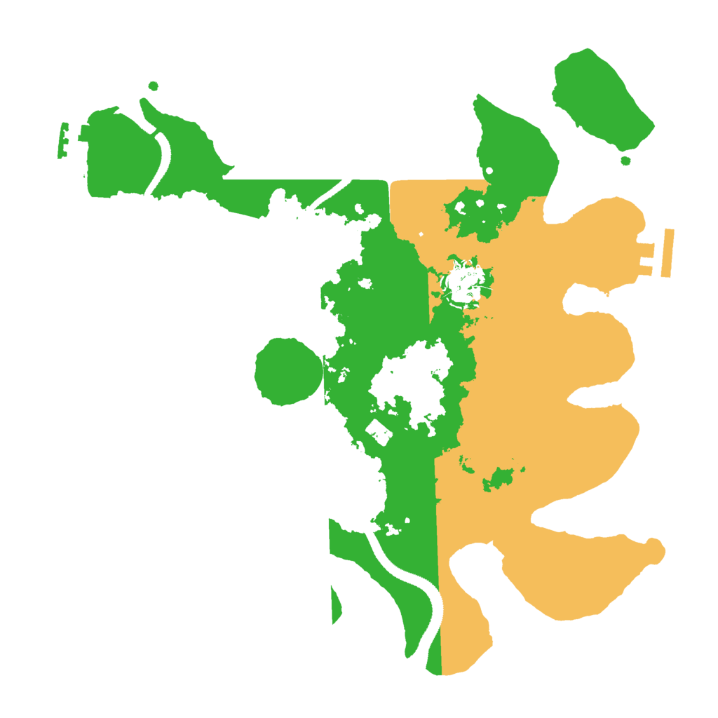 Biome Rust Map: Procedural Map, Size: 3000, Seed: 2002282903