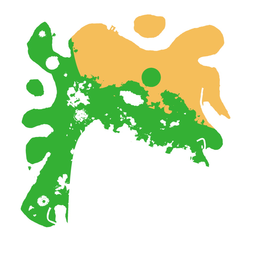 Biome Rust Map: Procedural Map, Size: 3500, Seed: 53432194