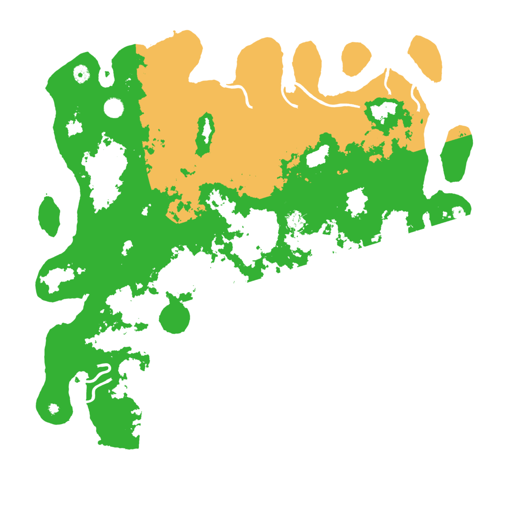 Biome Rust Map: Procedural Map, Size: 4500, Seed: 39983