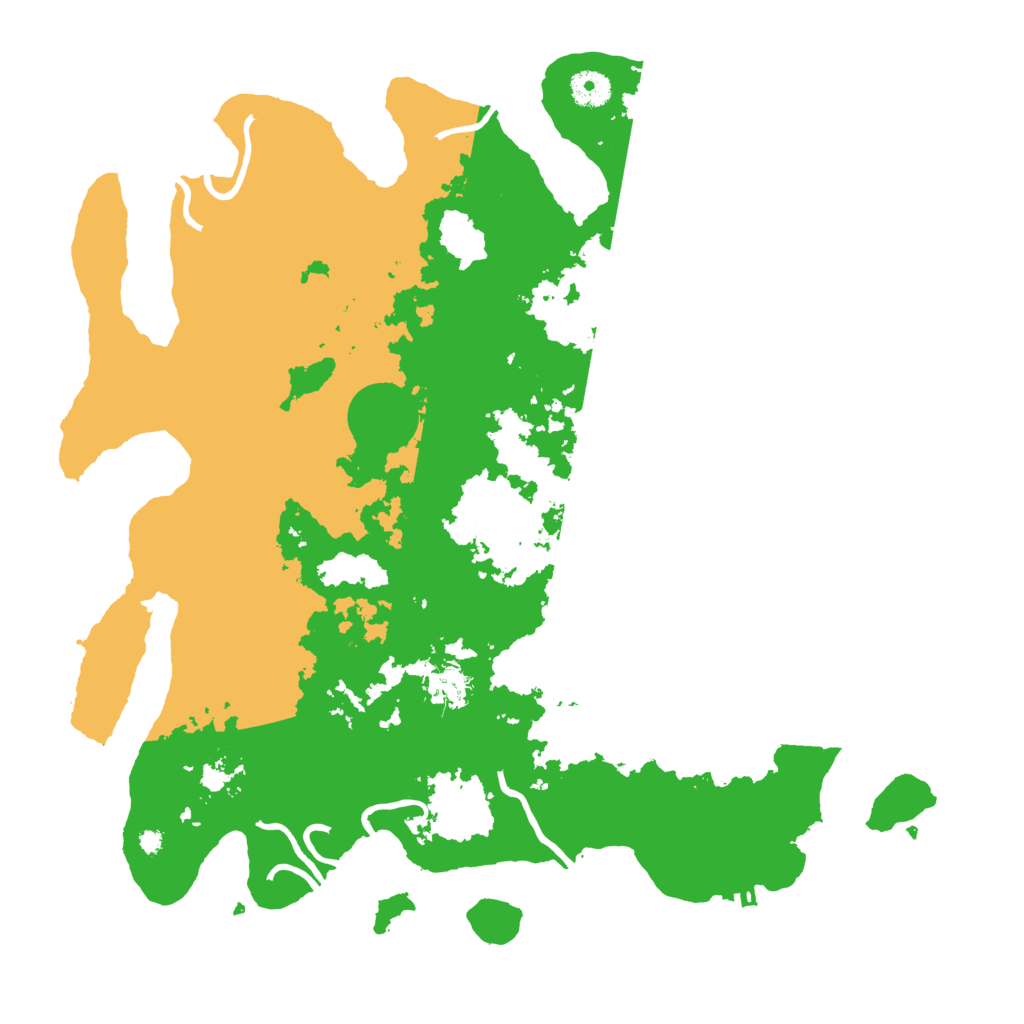 Biome Rust Map: Procedural Map, Size: 4000, Seed: 842779