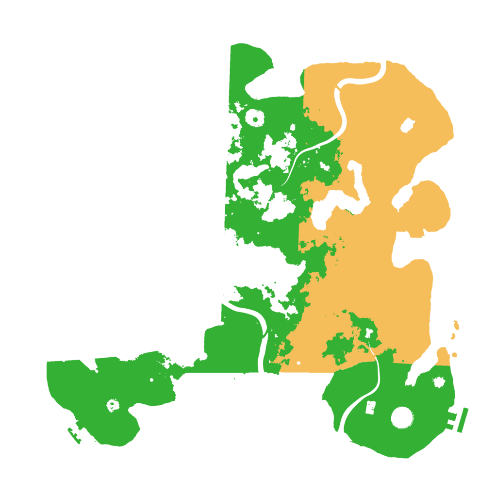 Biome Rust Map: Procedural Map, Size: 4000, Seed: 496432