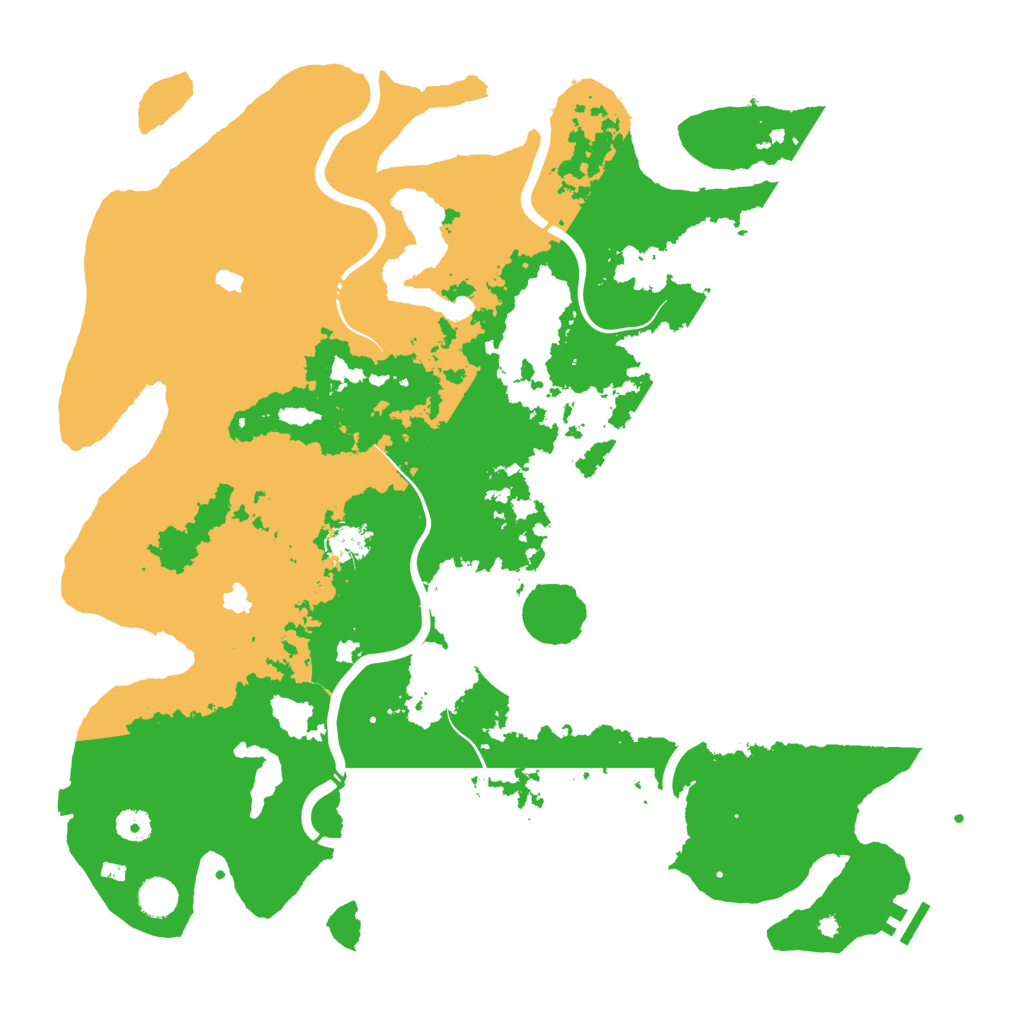 Biome Rust Map: Procedural Map, Size: 4500, Seed: 679127636