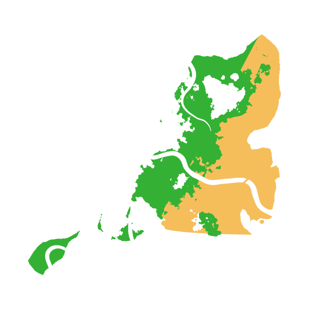 Biome Rust Map: Procedural Map, Size: 3000, Seed: 1472