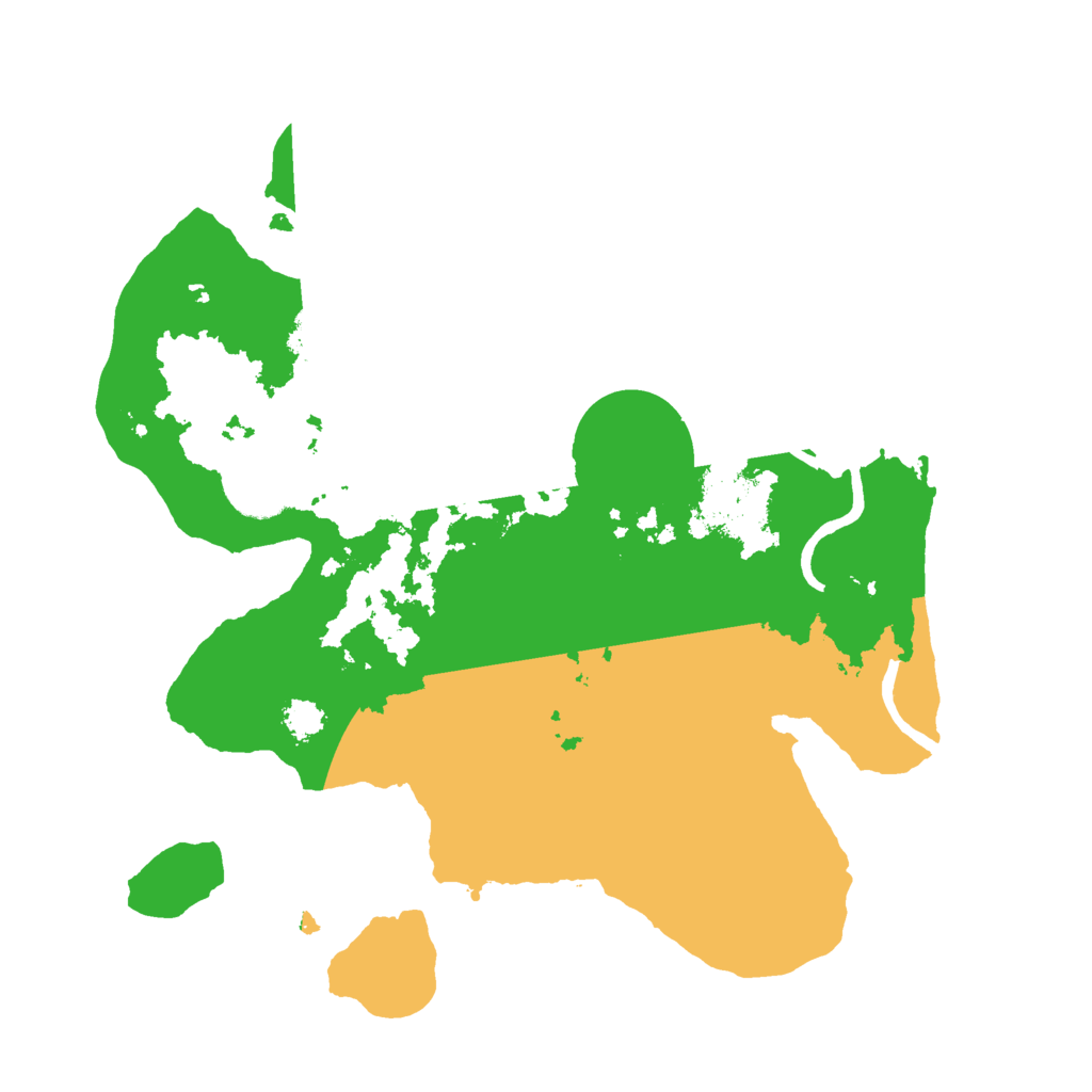 Biome Rust Map: Procedural Map, Size: 2500, Seed: 212084325