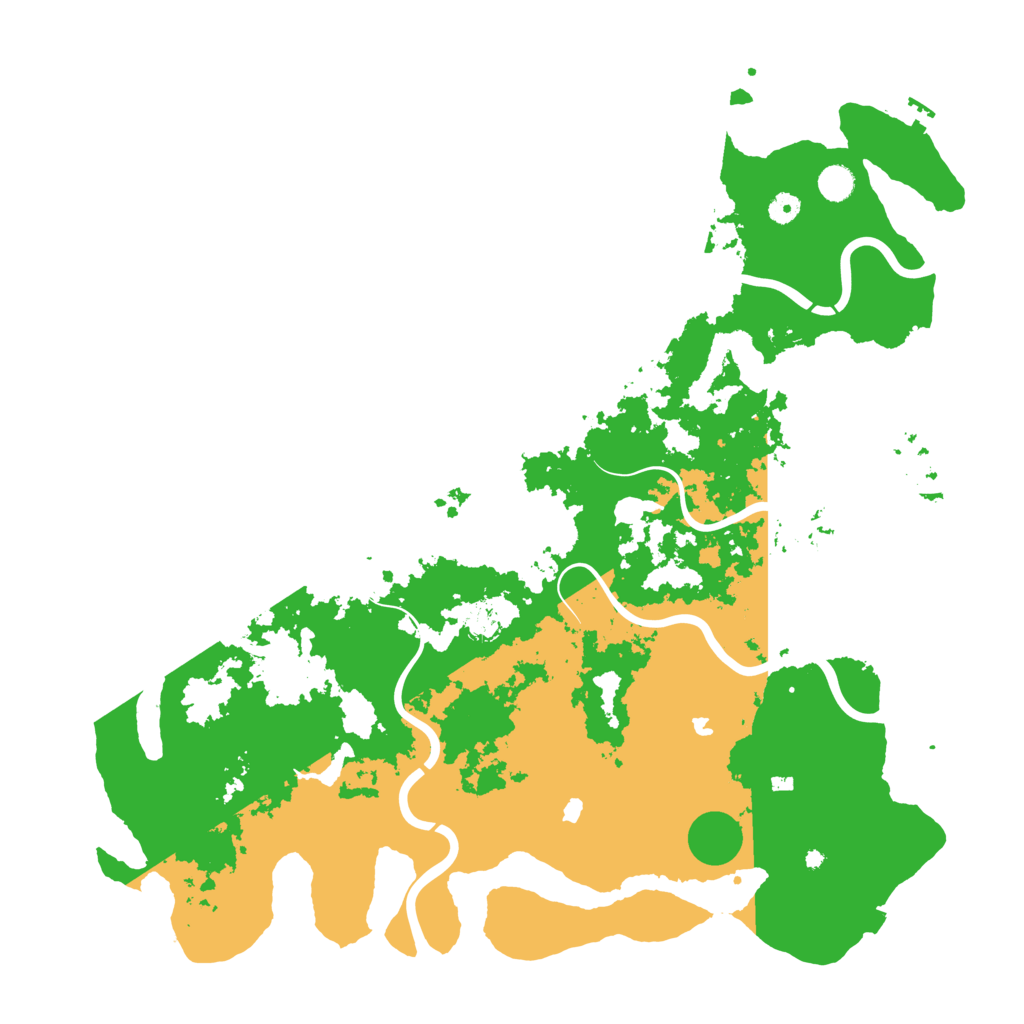 Biome Rust Map: Procedural Map, Size: 5000, Seed: 223516307