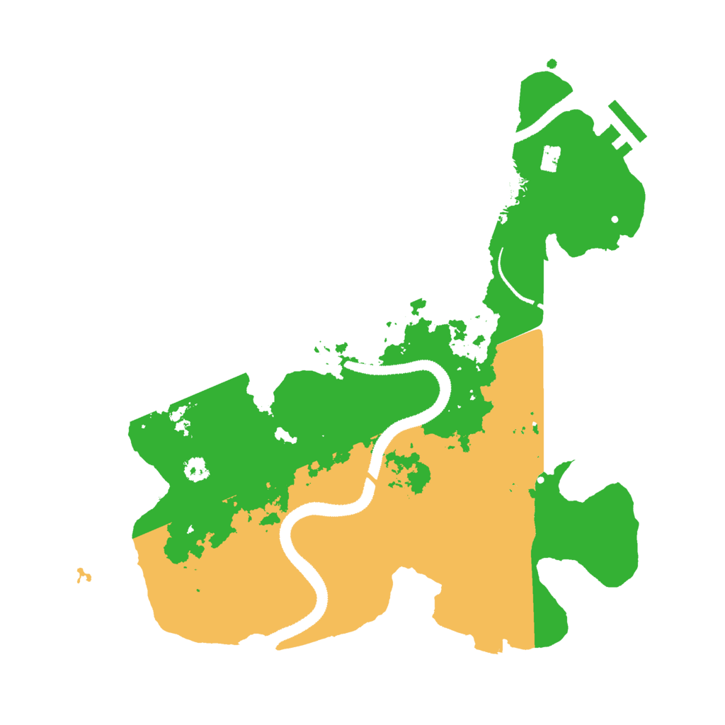 Biome Rust Map: Procedural Map, Size: 3000, Seed: 108403332