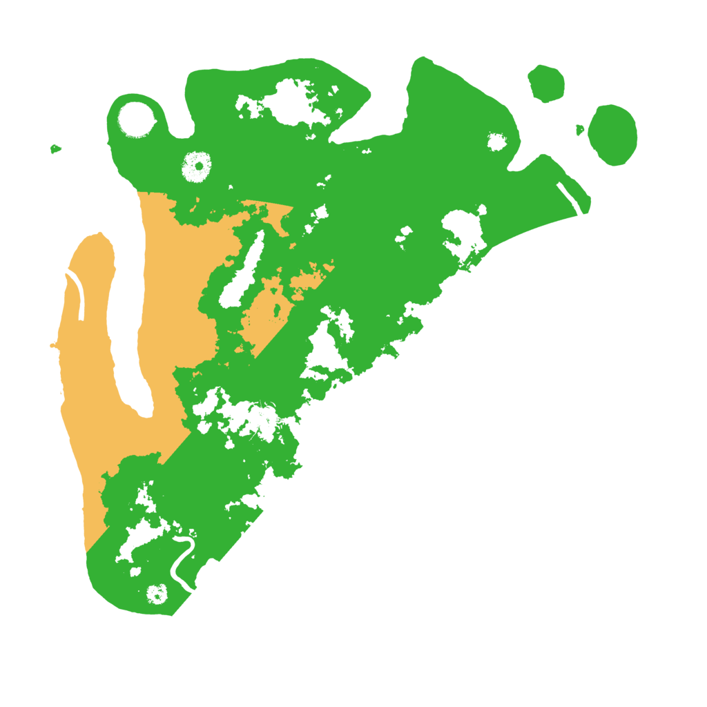 Biome Rust Map: Procedural Map, Size: 3500, Seed: 414882868
