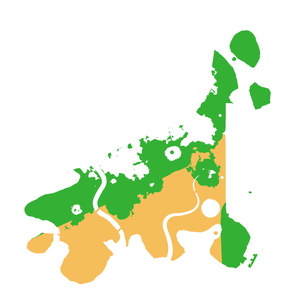 Biome Rust Map: Procedural Map, Size: 3000, Seed: 45839