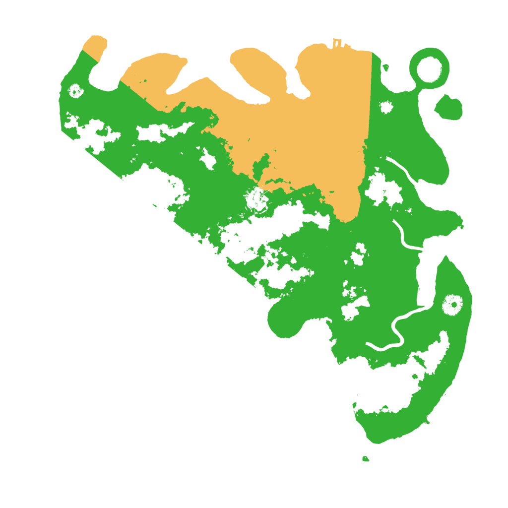 Biome Rust Map: Procedural Map, Size: 3700, Seed: 1110368831