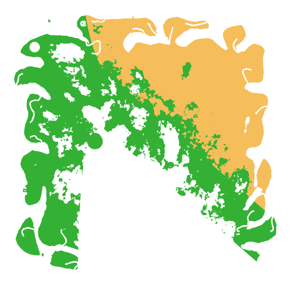 Biome Rust Map: Procedural Map, Size: 5000, Seed: 40555