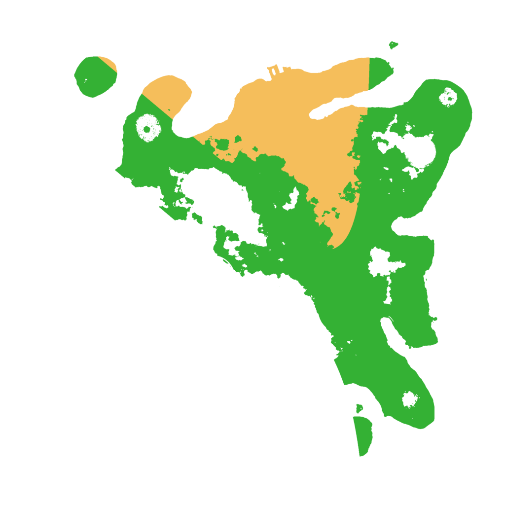 Biome Rust Map: Procedural Map, Size: 3000, Seed: 19986