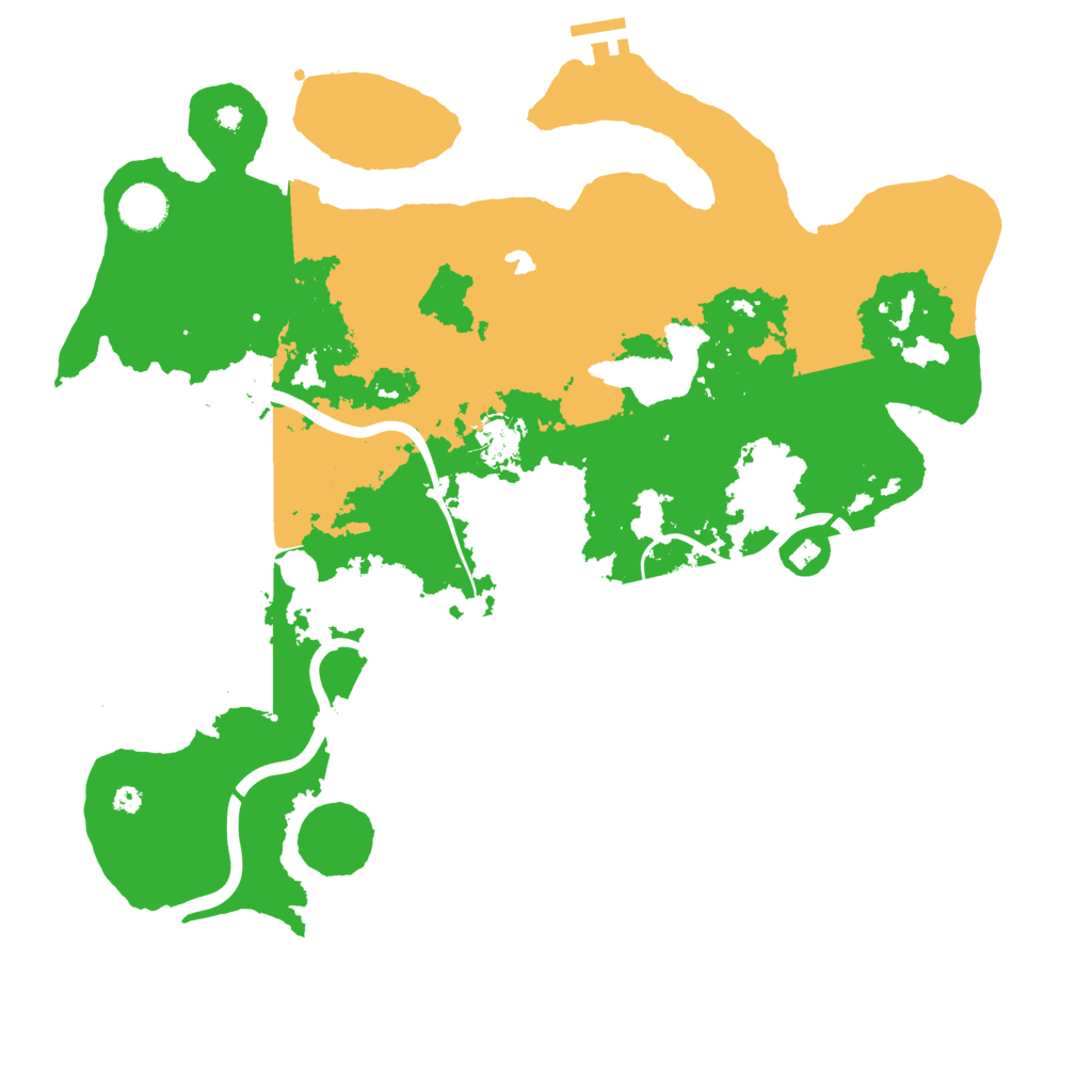 Biome Rust Map: Procedural Map, Size: 4000, Seed: 418813