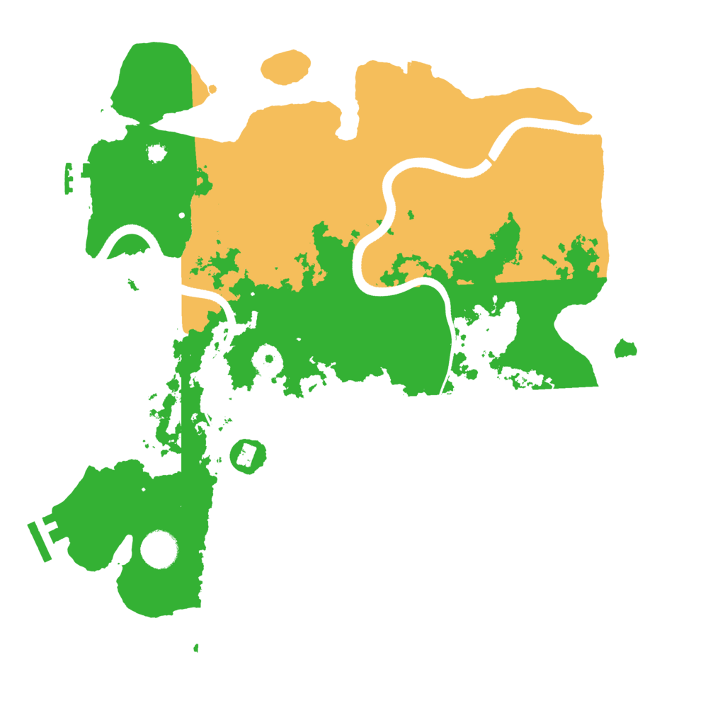 Biome Rust Map: Procedural Map, Size: 3500, Seed: 1829452590
