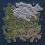 Thumbnail Rust Map: Procedural Map, Size: 4500, Seed: 10000, 15 Monuments