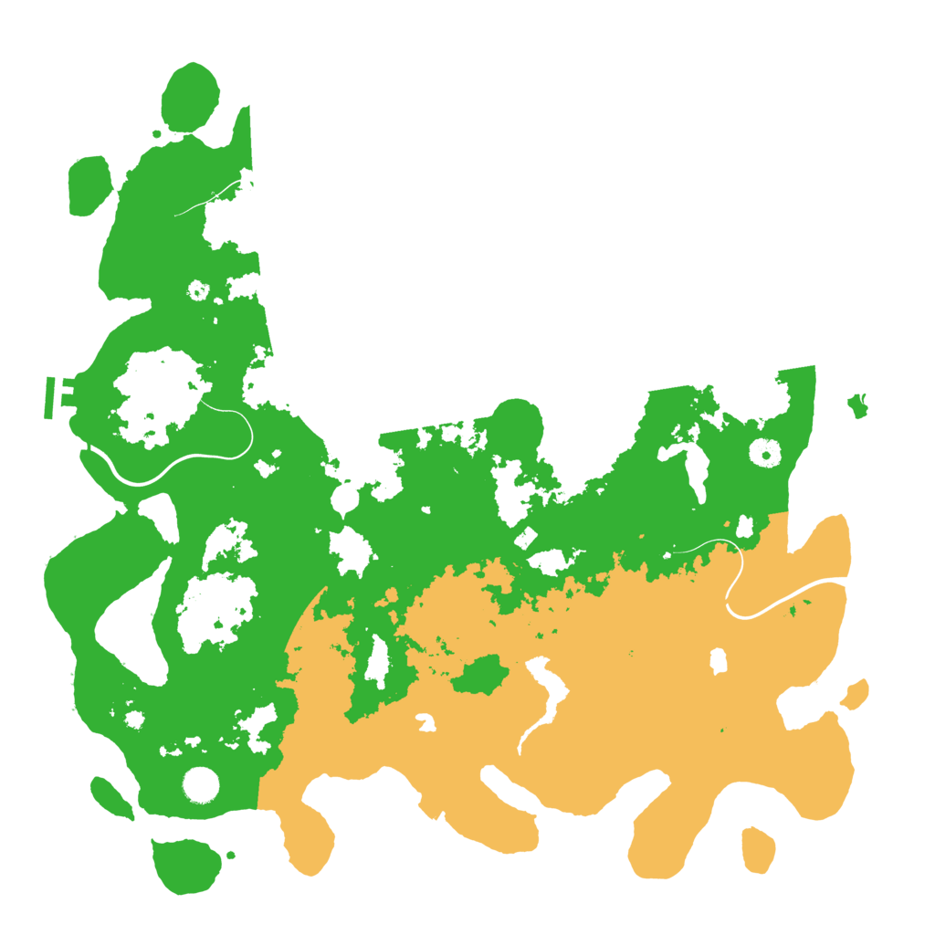 Biome Rust Map: Procedural Map, Size: 4500, Seed: 10000