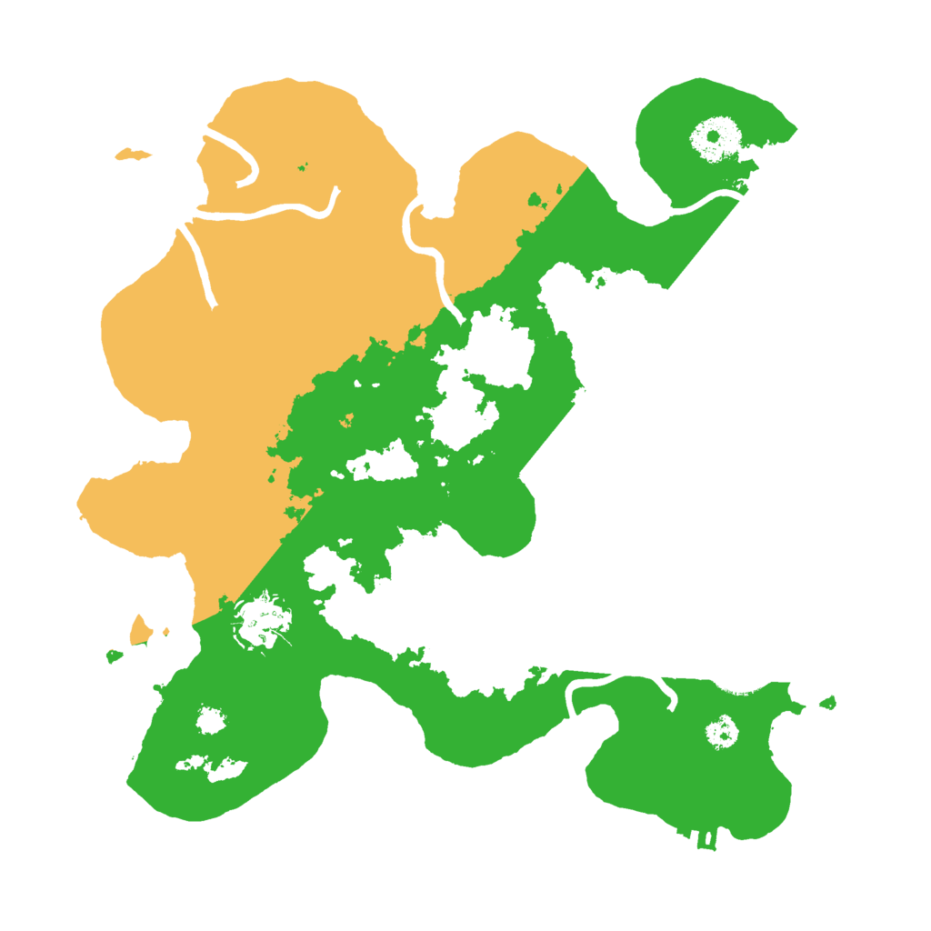 Biome Rust Map: Procedural Map, Size: 3000, Seed: 9462173