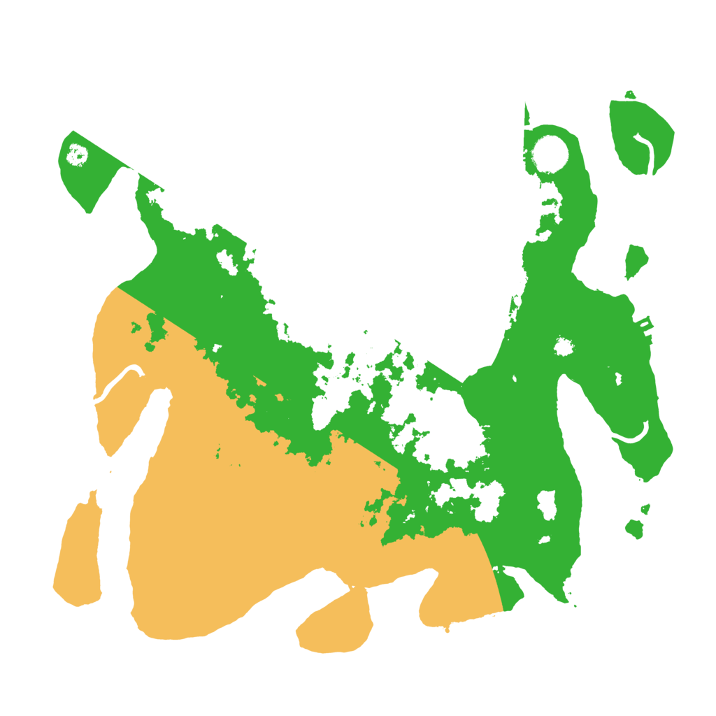 Biome Rust Map: Procedural Map, Size: 3500, Seed: 18022022