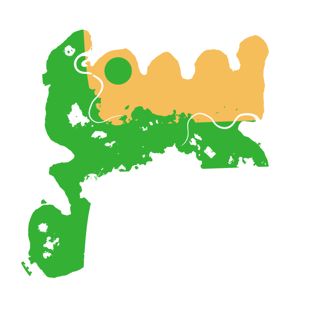 Biome Rust Map: Procedural Map, Size: 3000, Seed: 198613988