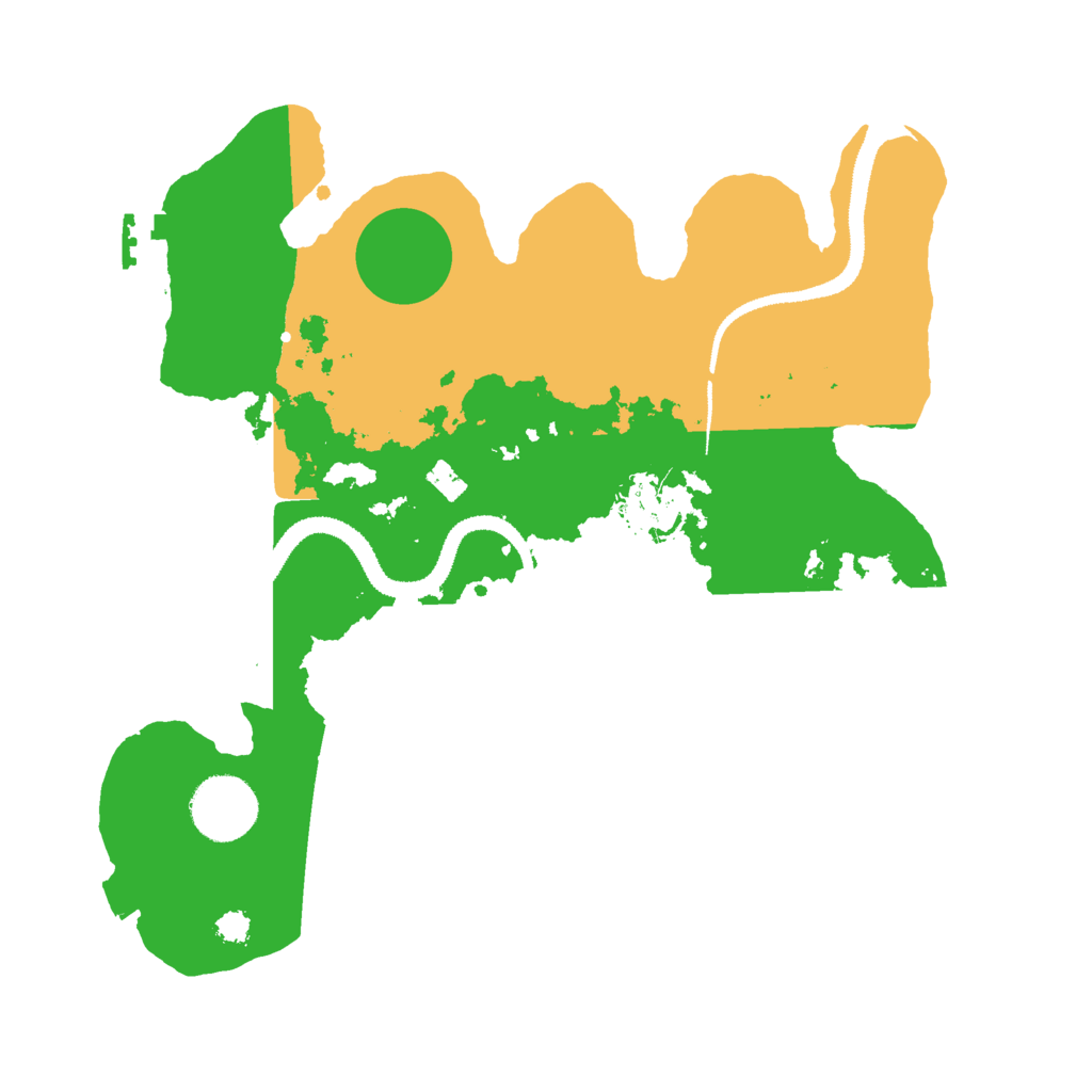 Biome Rust Map: Procedural Map, Size: 3000, Seed: 198613988