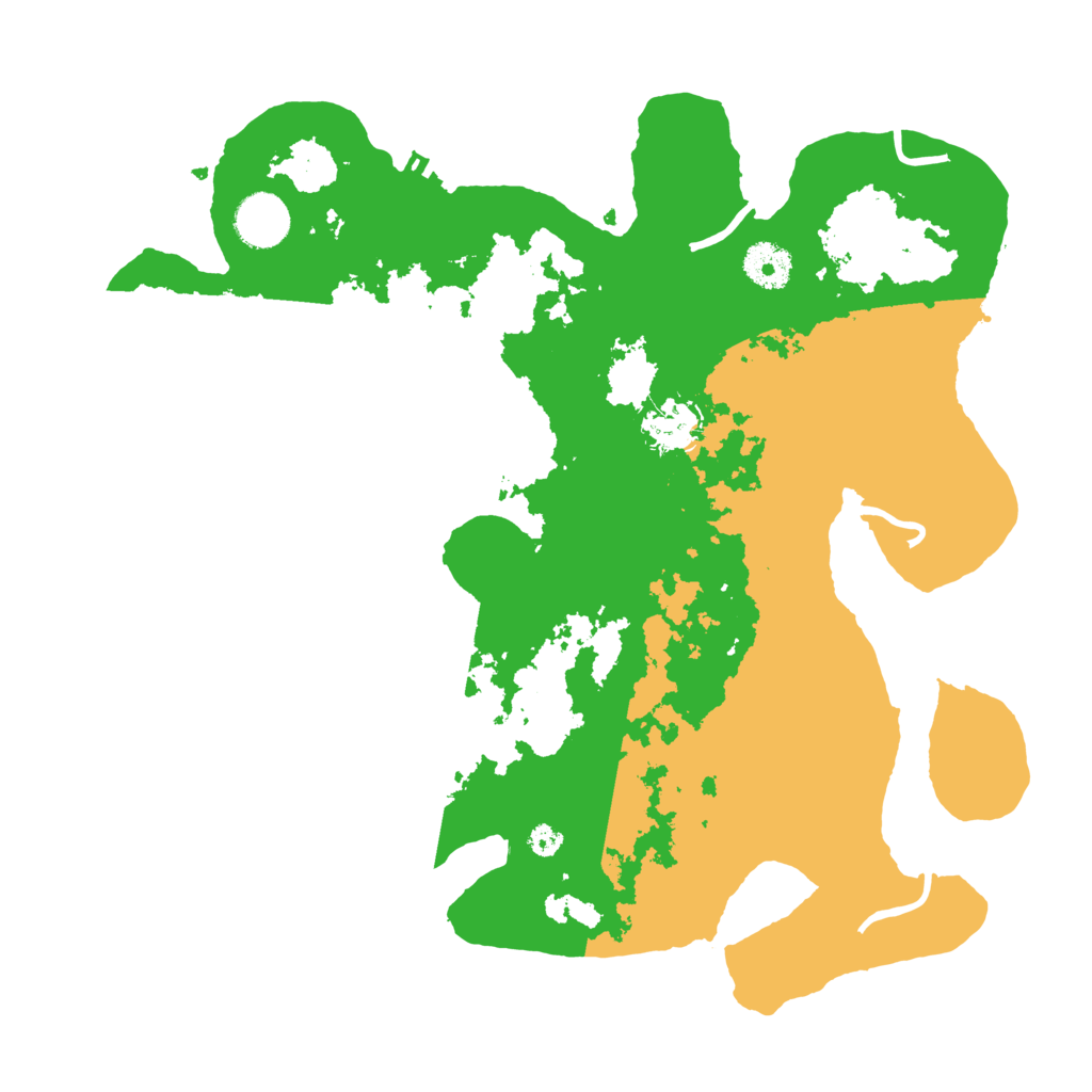 Biome Rust Map: Procedural Map, Size: 3500, Seed: 514