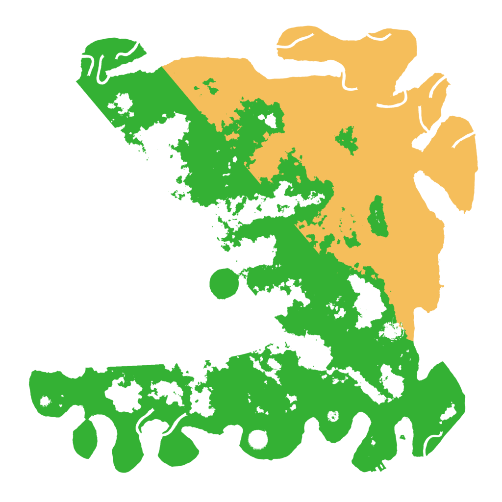 Biome Rust Map: Procedural Map, Size: 4550, Seed: 648256