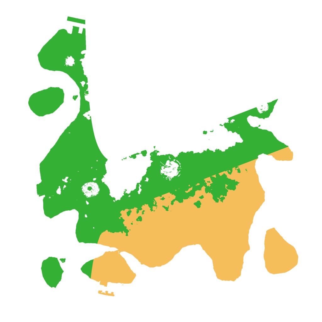 Biome Rust Map: Procedural Map, Size: 3000, Seed: 1780249