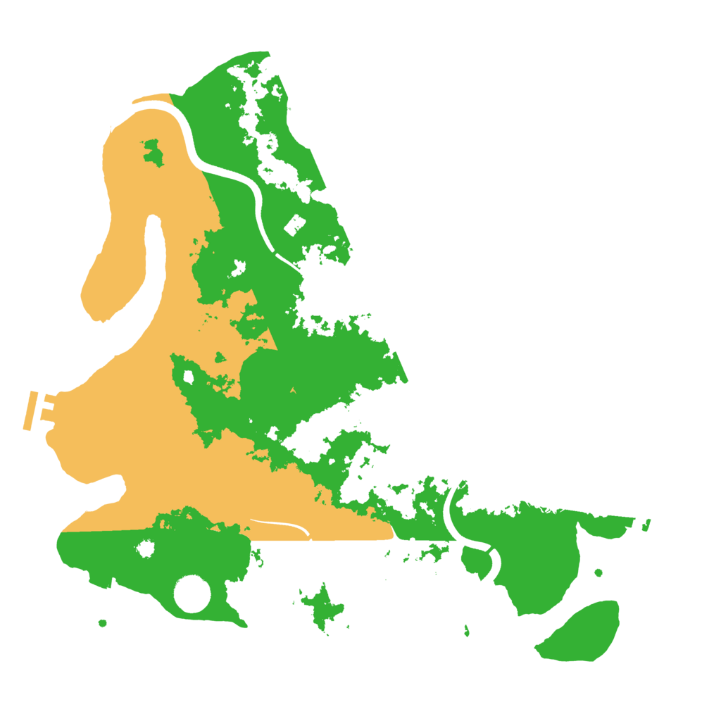Biome Rust Map: Procedural Map, Size: 3700, Seed: 1638516339