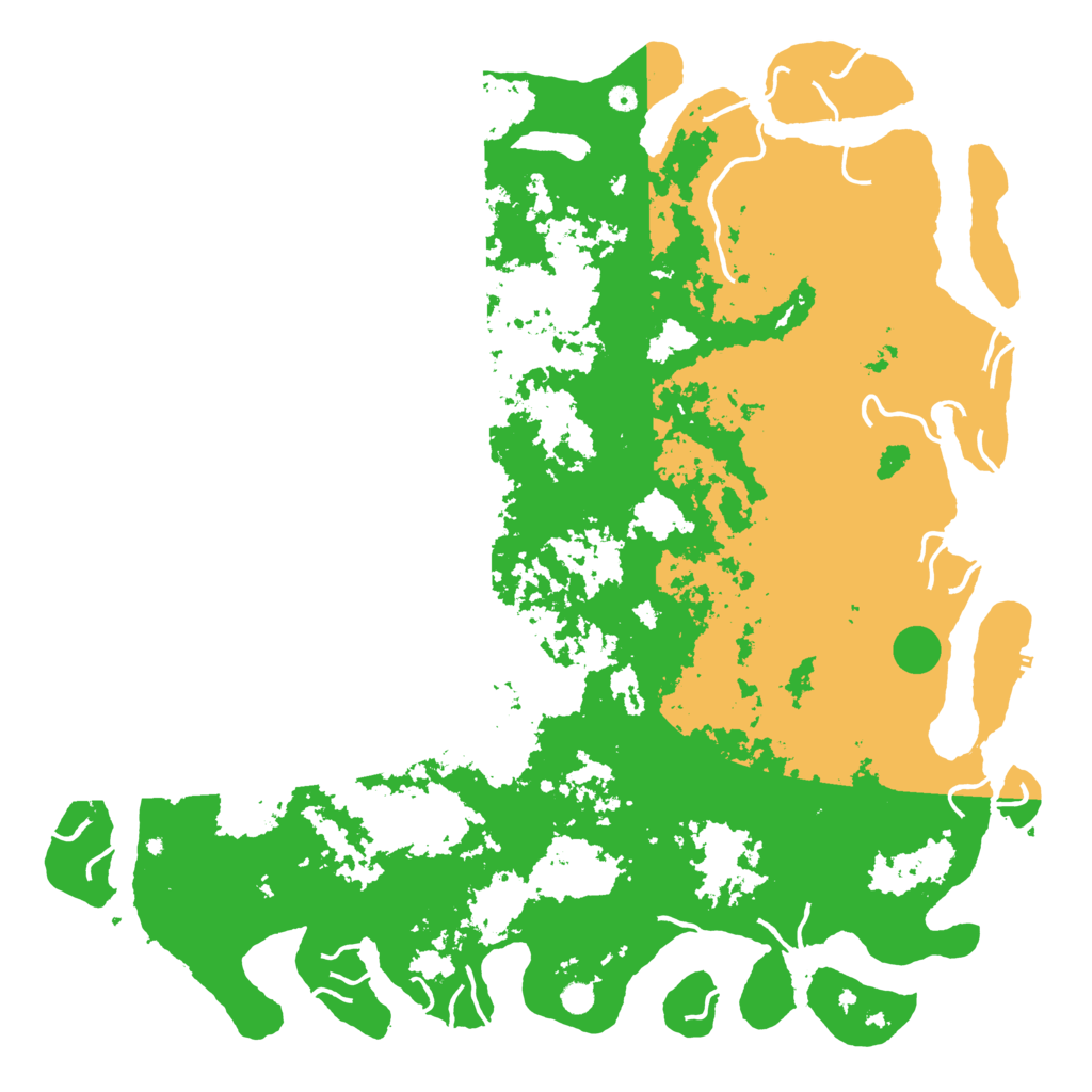 Biome Rust Map: Procedural Map, Size: 6000, Seed: 1374825187