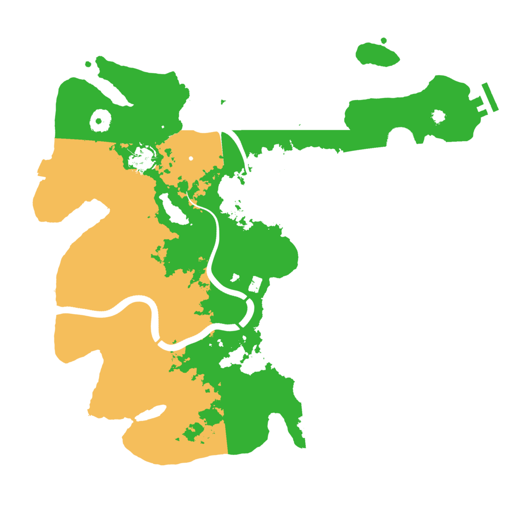 Biome Rust Map: Procedural Map, Size: 3500, Seed: 1443062358