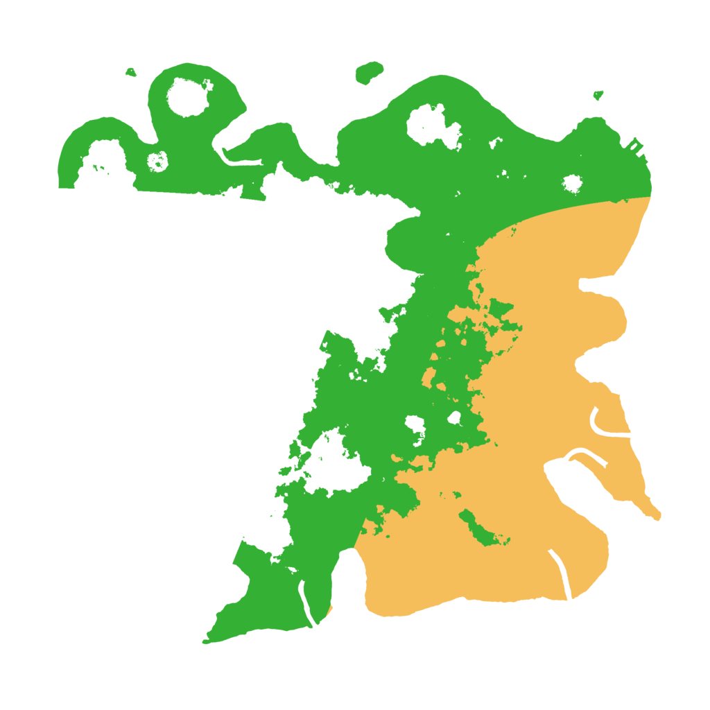 Biome Rust Map: Procedural Map, Size: 3500, Seed: 2063759506