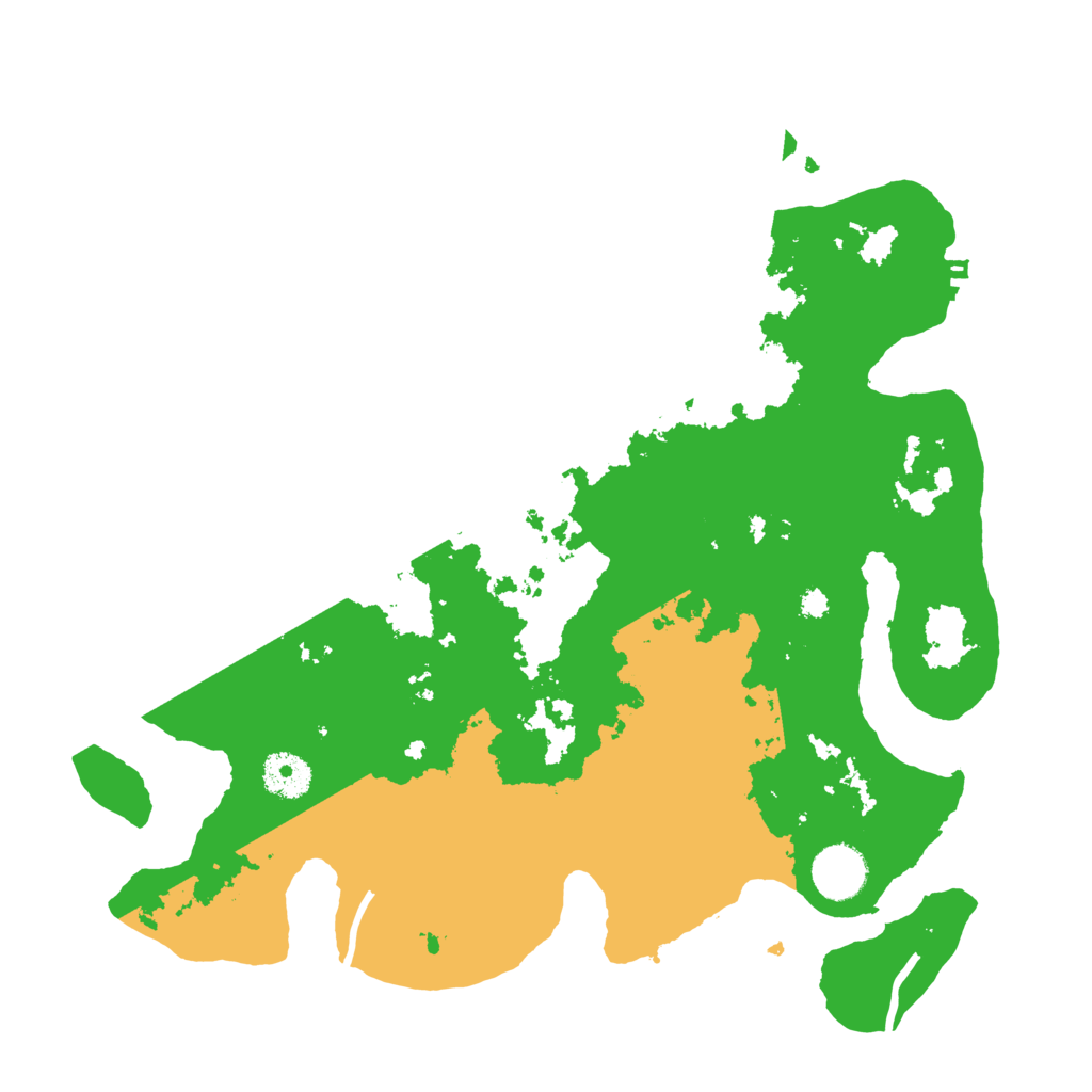 Biome Rust Map: Procedural Map, Size: 3500, Seed: 127977671