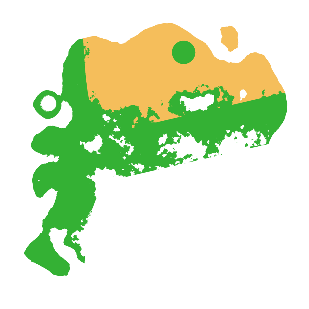 Biome Rust Map: Barren, Size: 3500, Seed: 36252786