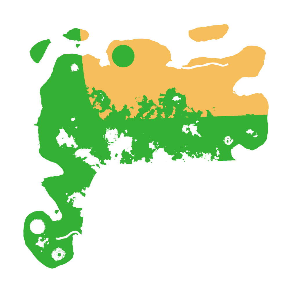 Biome Rust Map: Procedural Map, Size: 3500, Seed: 198613988