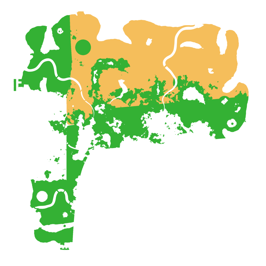 Biome Rust Map: Procedural Map, Size: 4500, Seed: 20220822