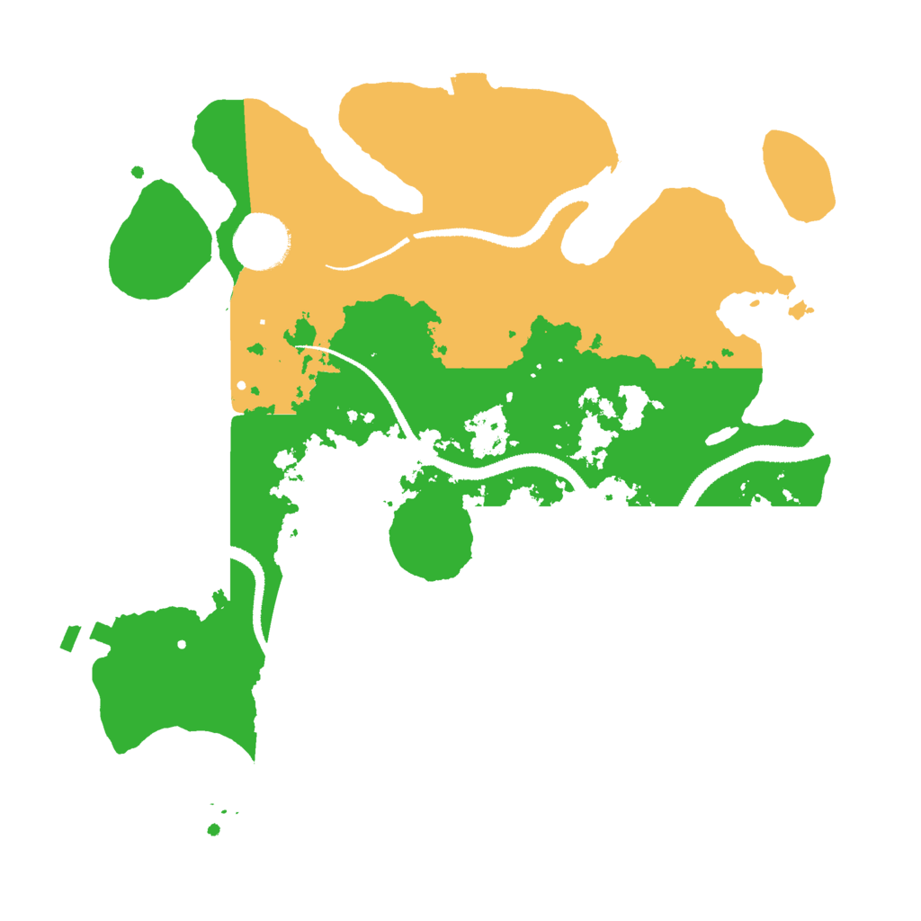 Biome Rust Map: Procedural Map, Size: 3000, Seed: 1159679694