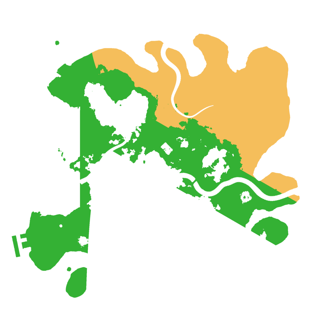 Biome Rust Map: Procedural Map, Size: 3000, Seed: 215940768