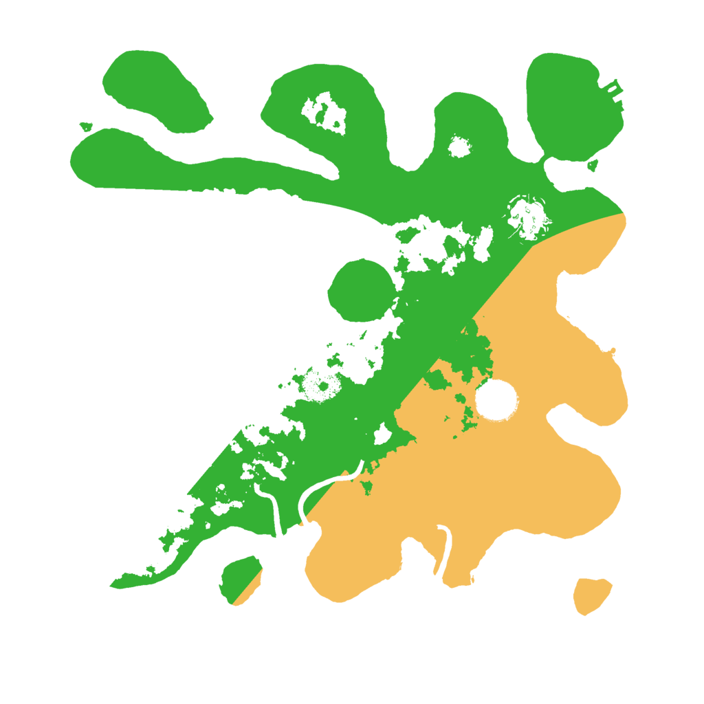Biome Rust Map: Procedural Map, Size: 3000, Seed: 80688555