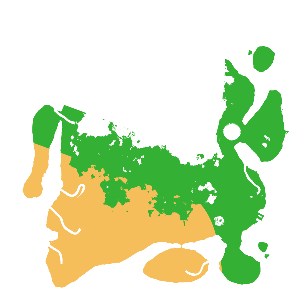 Biome Rust Map: Procedural Map, Size: 3250, Seed: 72814374