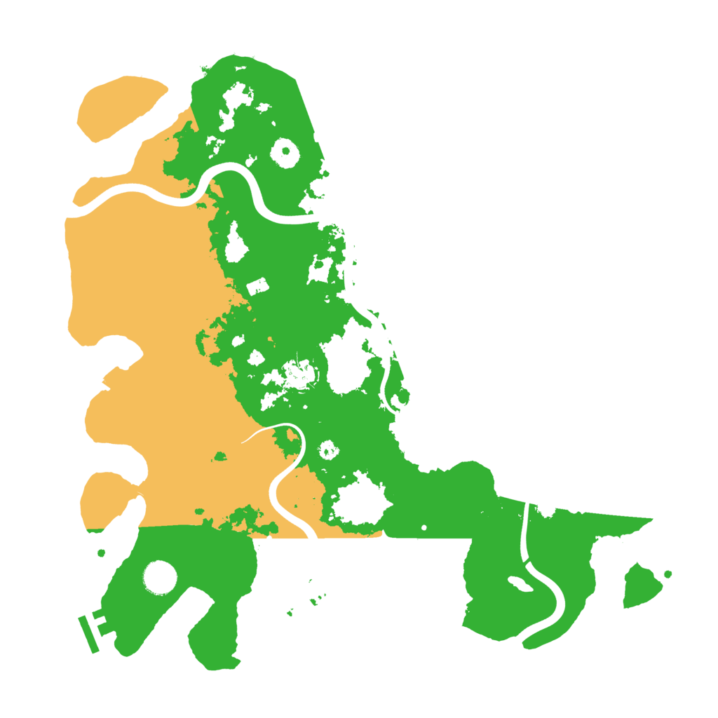 Biome Rust Map: Procedural Map, Size: 3750, Seed: 198466822