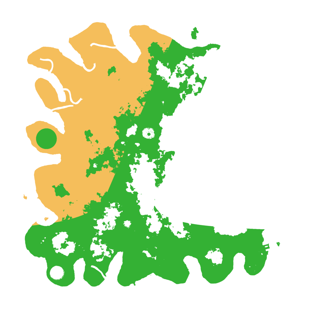 Biome Rust Map: Procedural Map, Size: 4000, Seed: 45232325