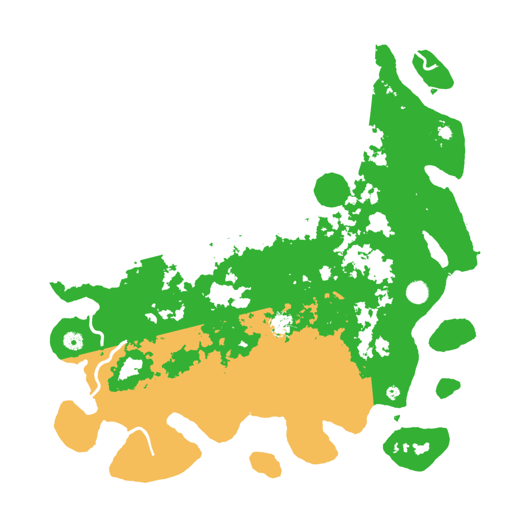 Biome Rust Map: Procedural Map, Size: 4000, Seed: 384528