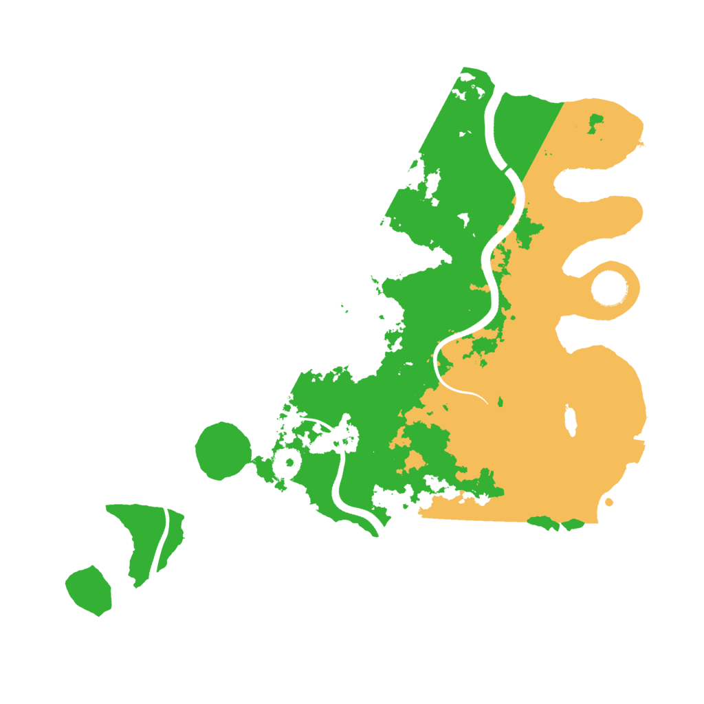 Biome Rust Map: Procedural Map, Size: 3500, Seed: 1691395694